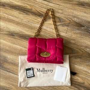 Mulberry Little Softie Bag in Mulberry Pink NWT